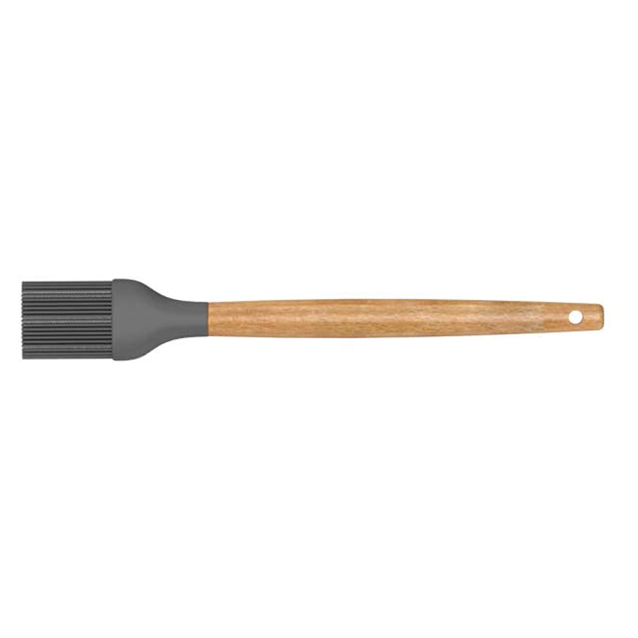 Silicone Kitchen Brush with Wooden Handle, Optional Cooking Utensil Set 16
