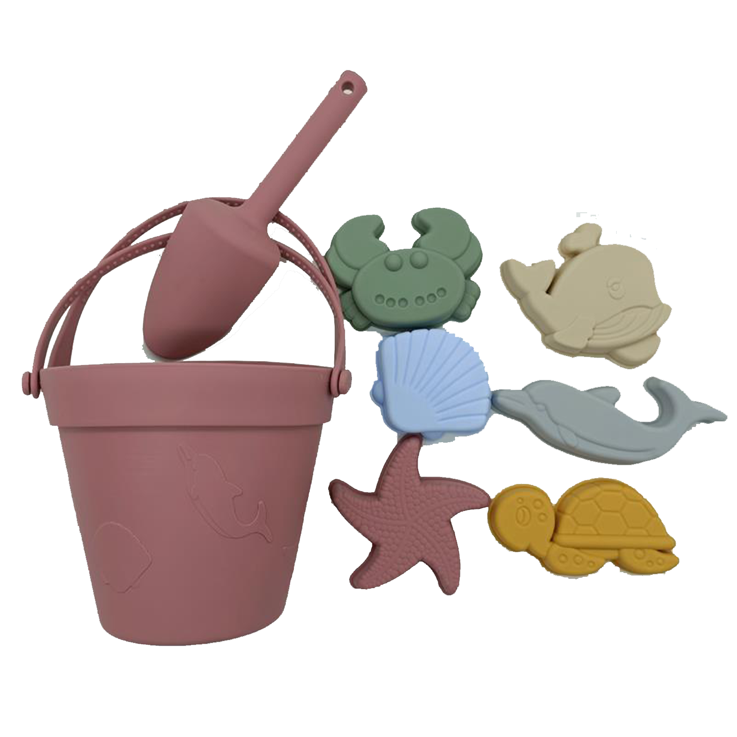 Silicone Summer Kids Beach Toys Set 5
