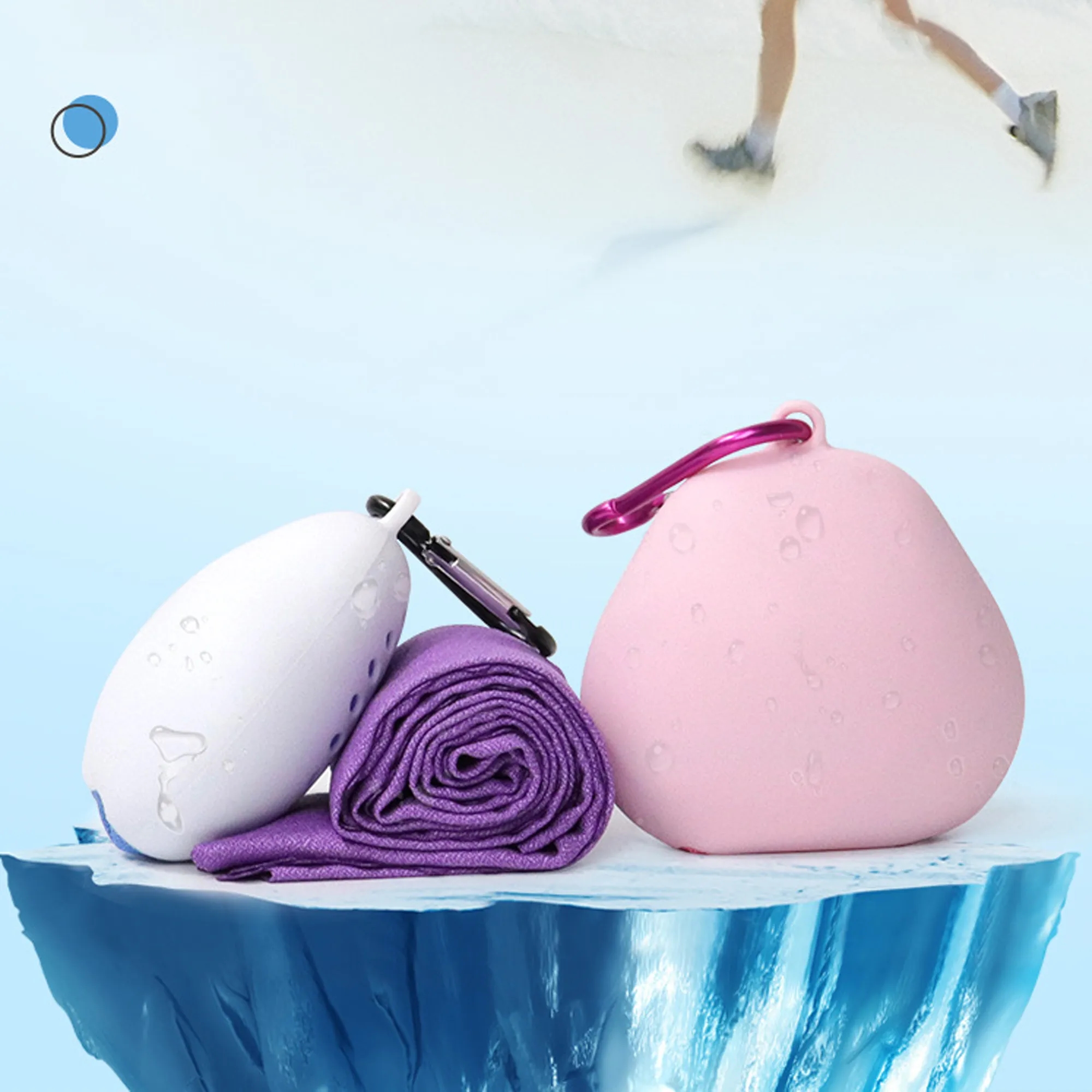Mini Travel Sports Workout Cooling Sweat Towels with Box 4