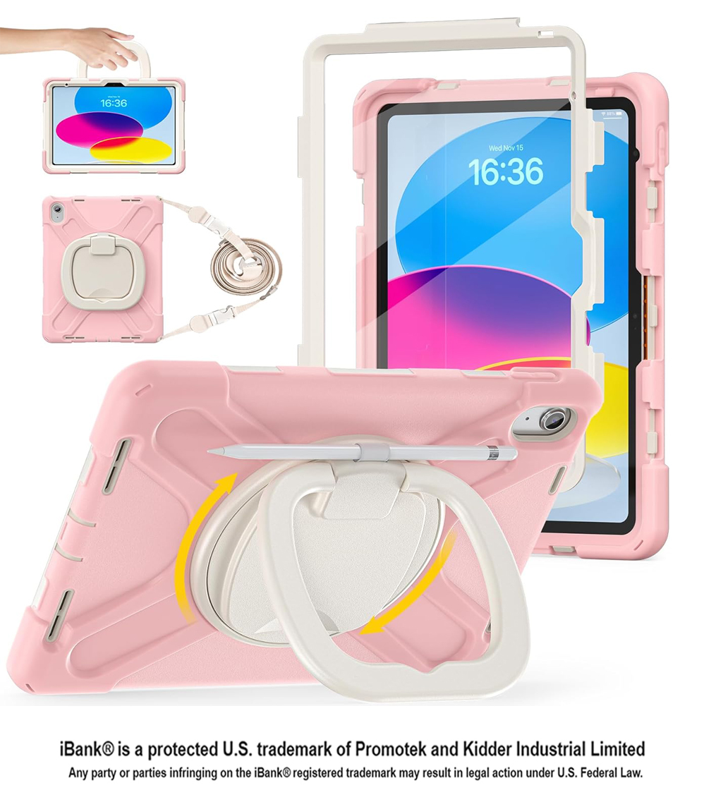 iBank ® Shockproof Case for iPad Air 13 M3 2025/ M2 2024, iPad Pro 12.9. Free Shipping 3