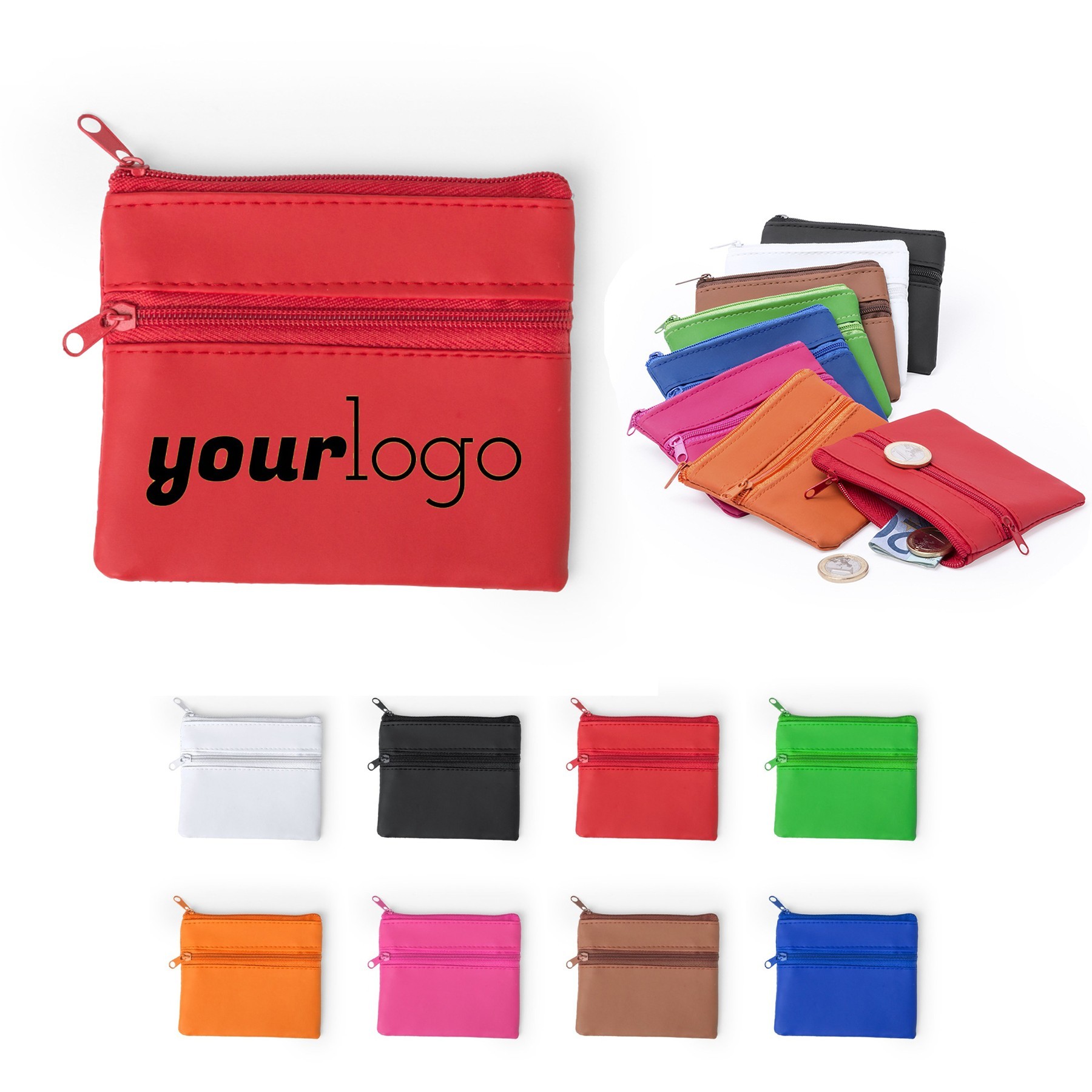 Coin Purse With Zipper