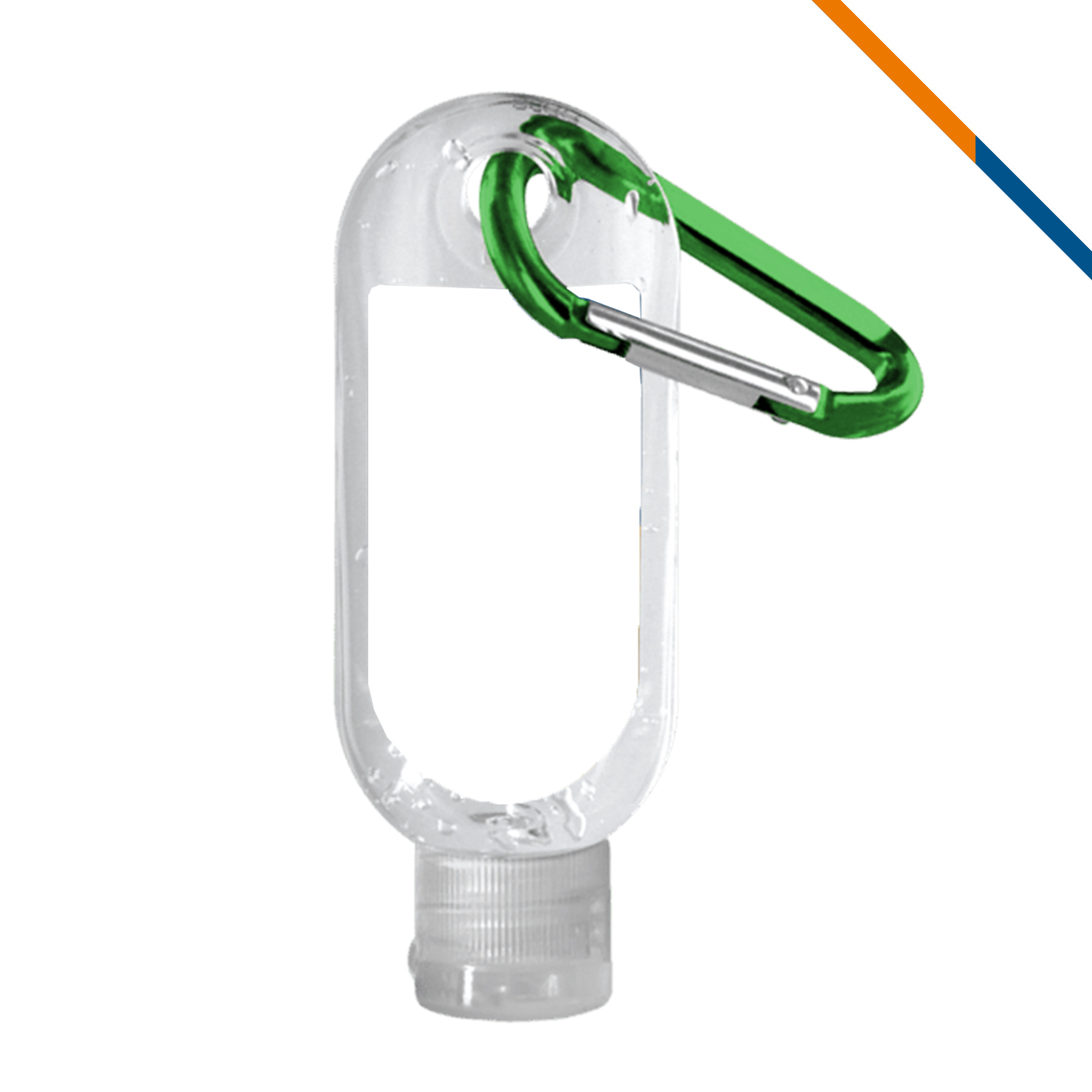PureVibe Clear Bottle Clear Sanitizer With Carabiner - 1.9 OZ. 13