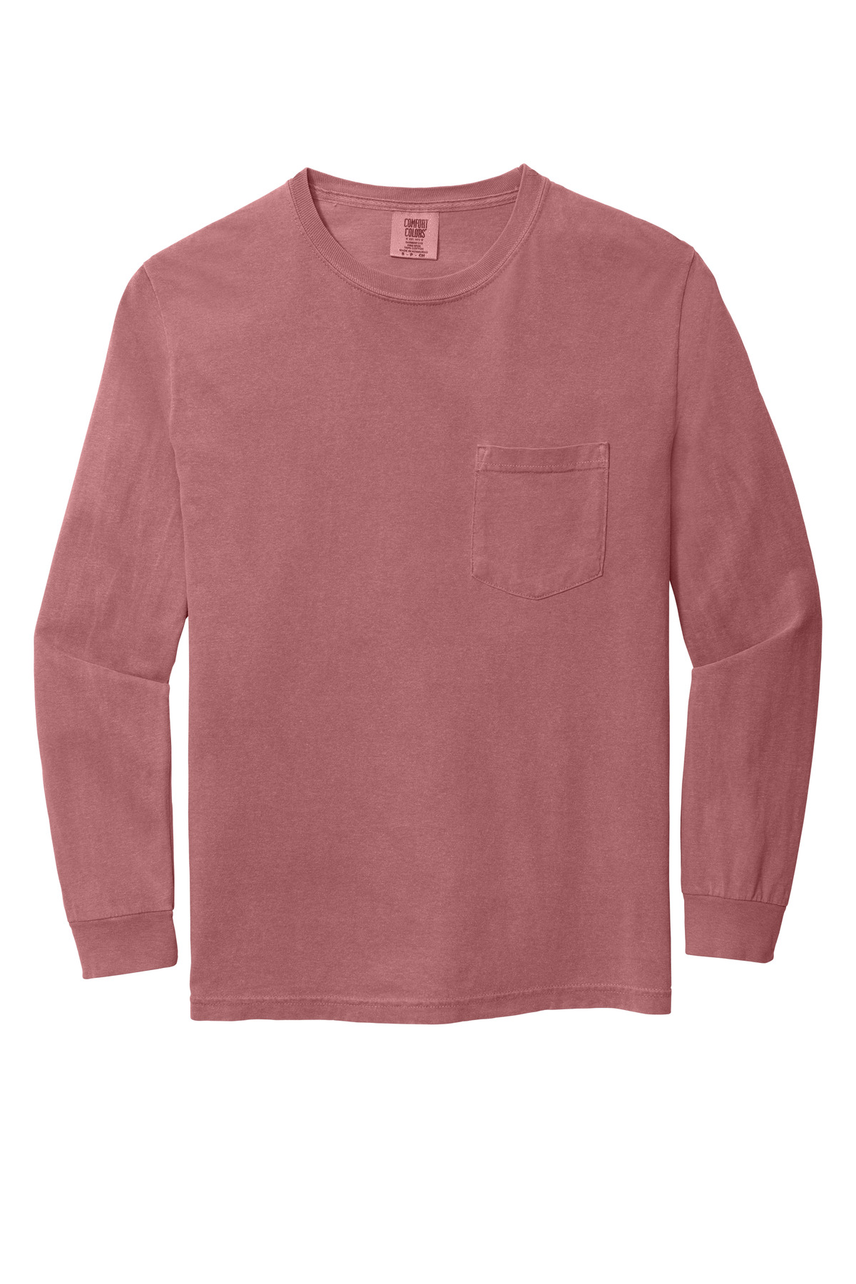 COMFORT COLORS Heavyweight Ring Spun Long Sleeve Pocket Tee. 4410 169