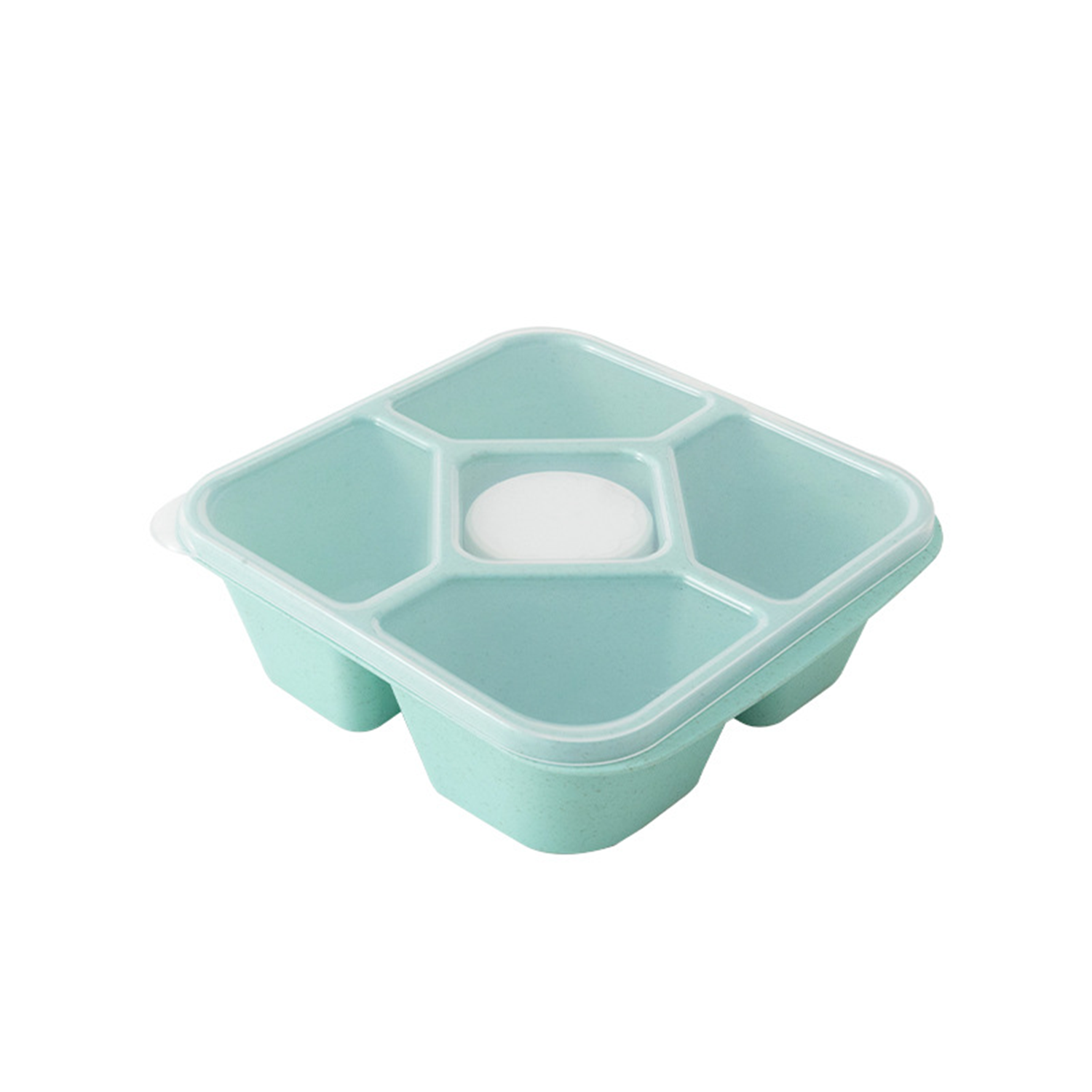 Wheat Straw BPA-Free 5 Compartments Bento Snack Boxes 4
