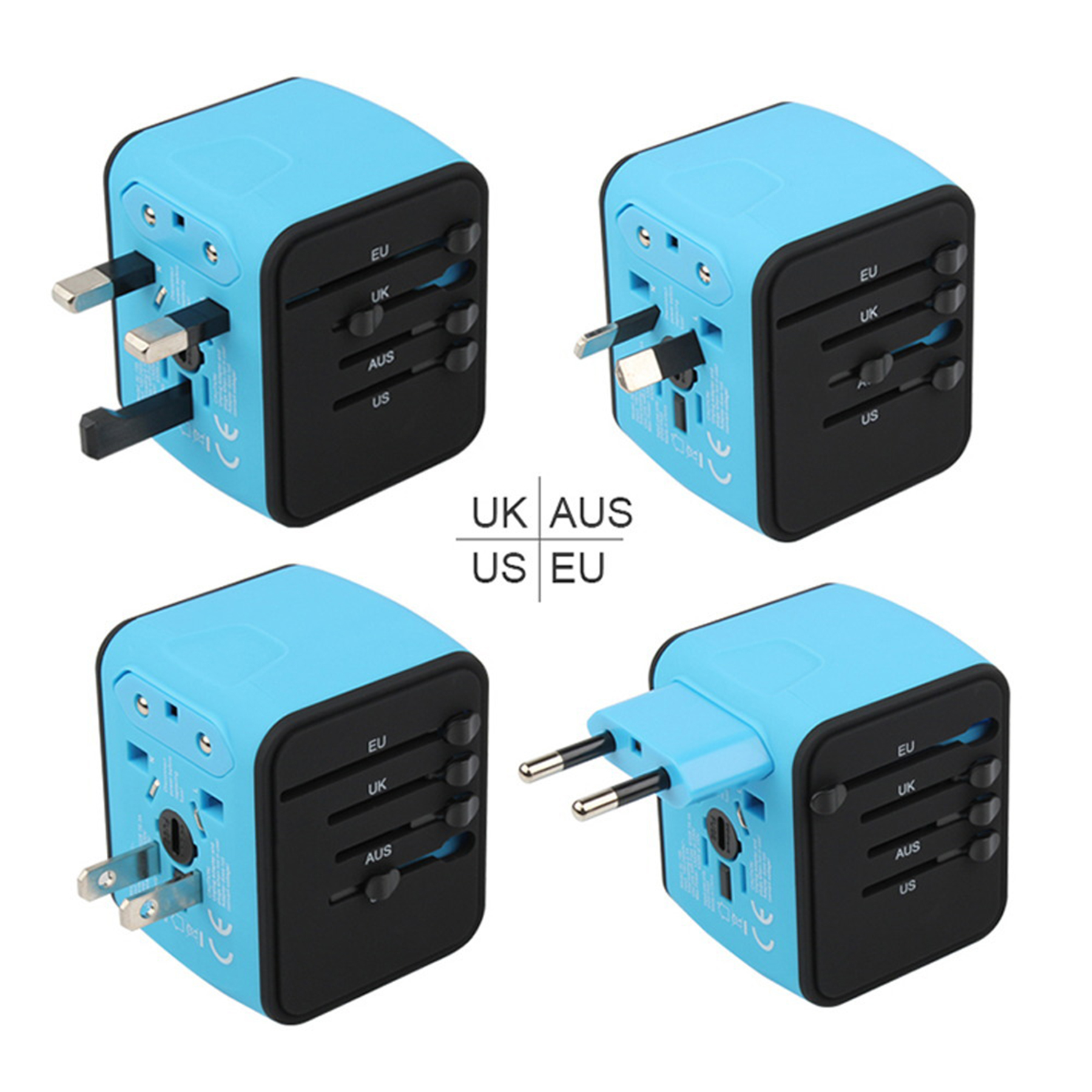 Smart Dual Usb Ports International Adapter 2
