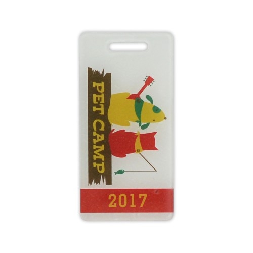 USA Made Full Color Acrylic Bag Tag, Custom Shape Small (1-5 Sq. Inches)