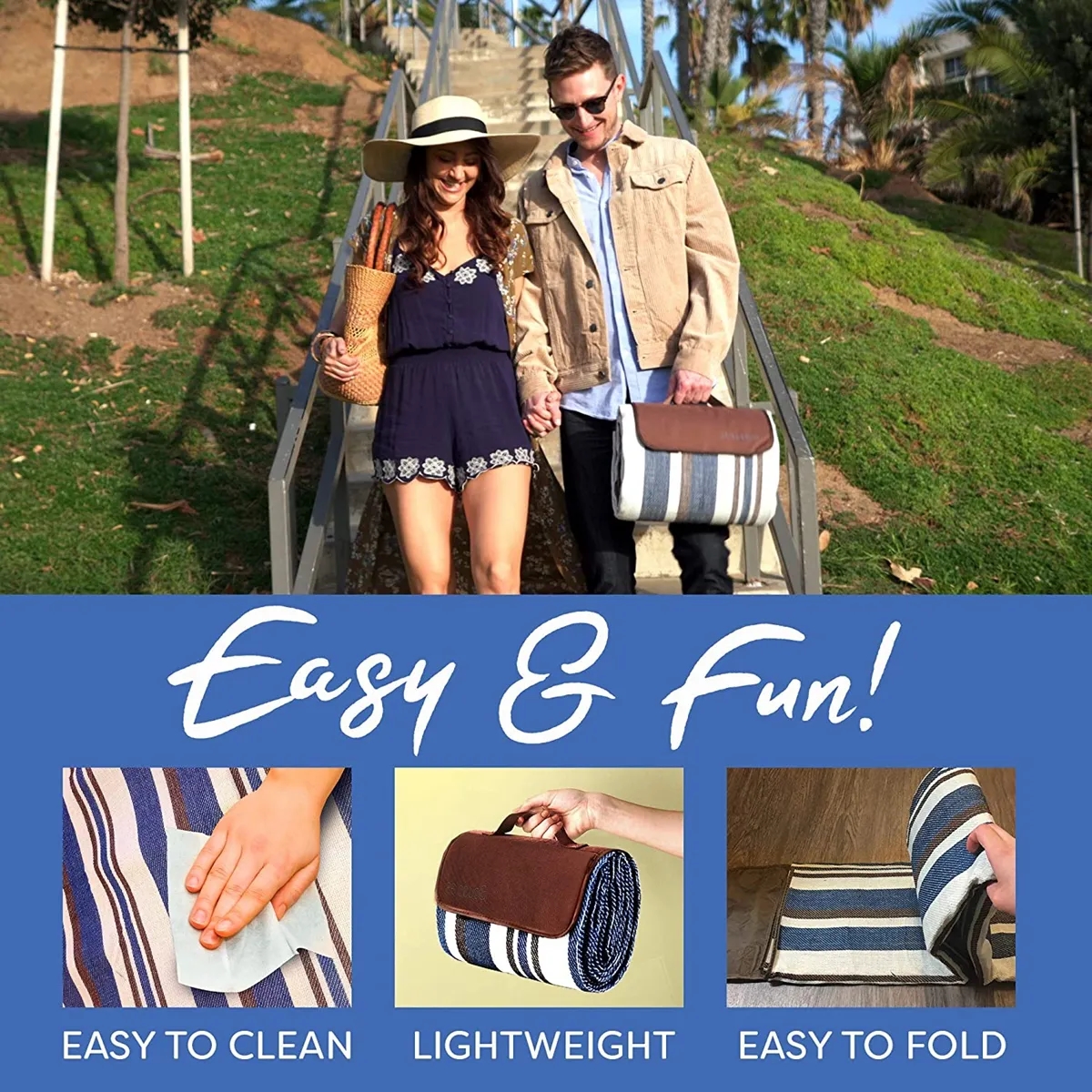 Camping Folding Picnic Blanket 4