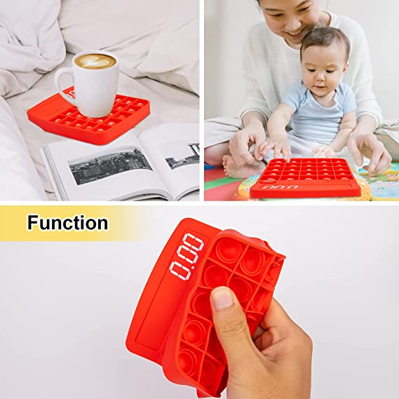 Pure Color Calculator Push Bubble Popper Fidget Toy 3