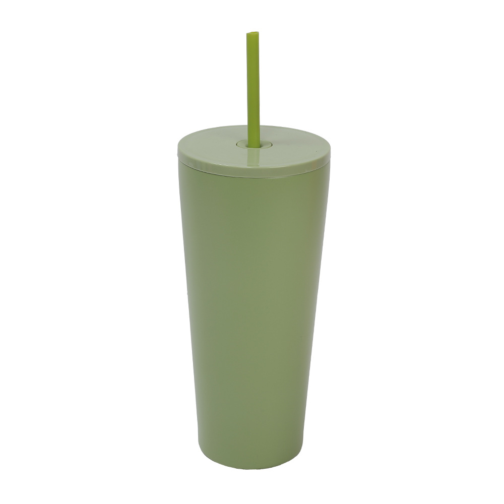 24 oz Stainless Steel Insulated Tumbler W/ Straw 10