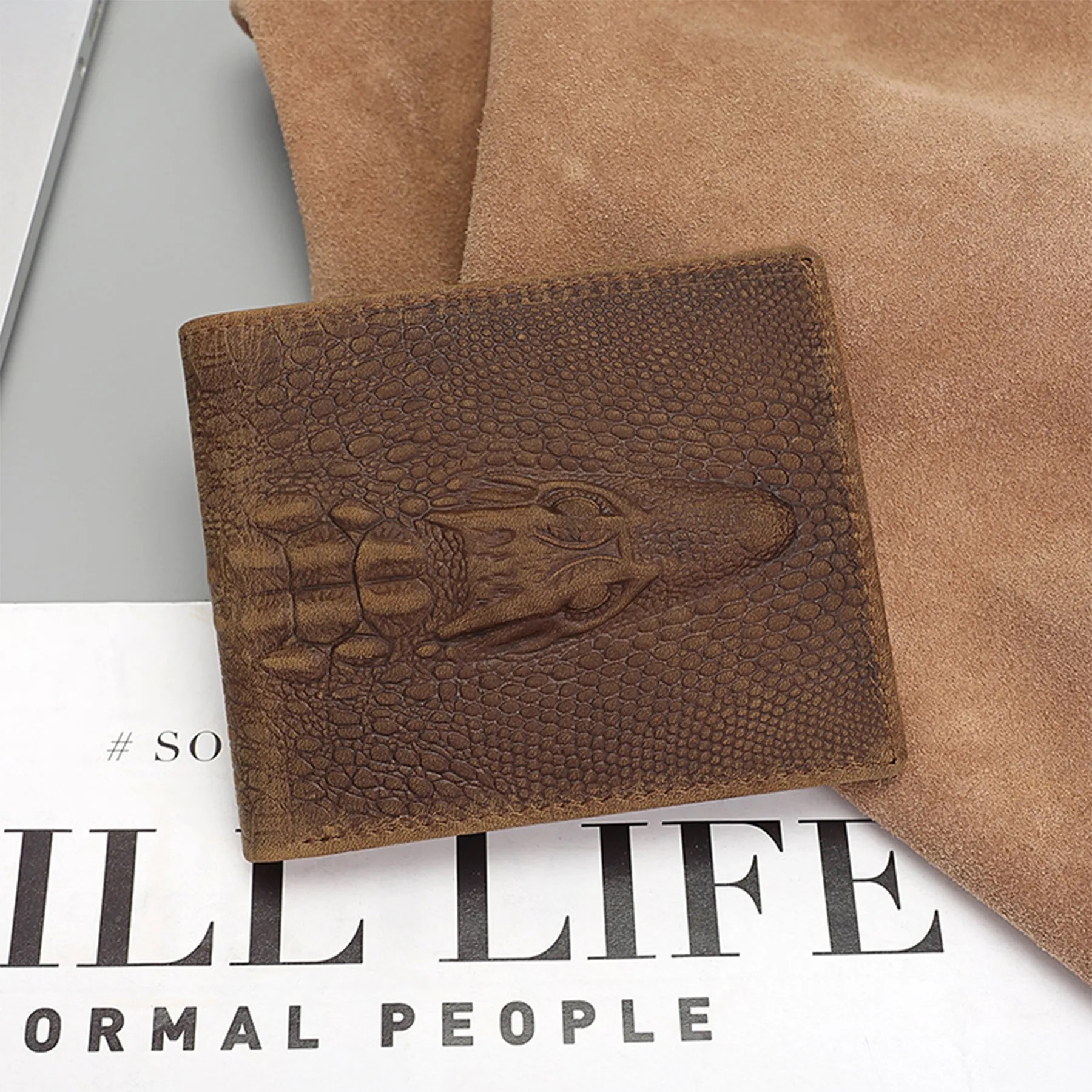 Leather Multifunctional Theftproof Wallet 4