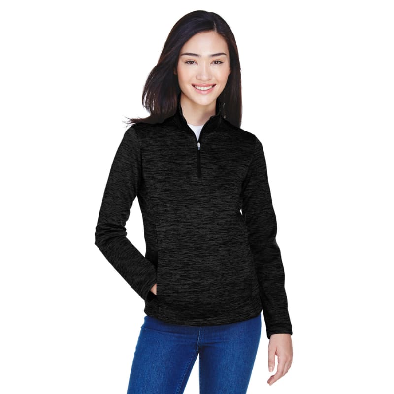 Devon & Jones Ladies' Newbury Mélange Fleece Quarter-Zip 5