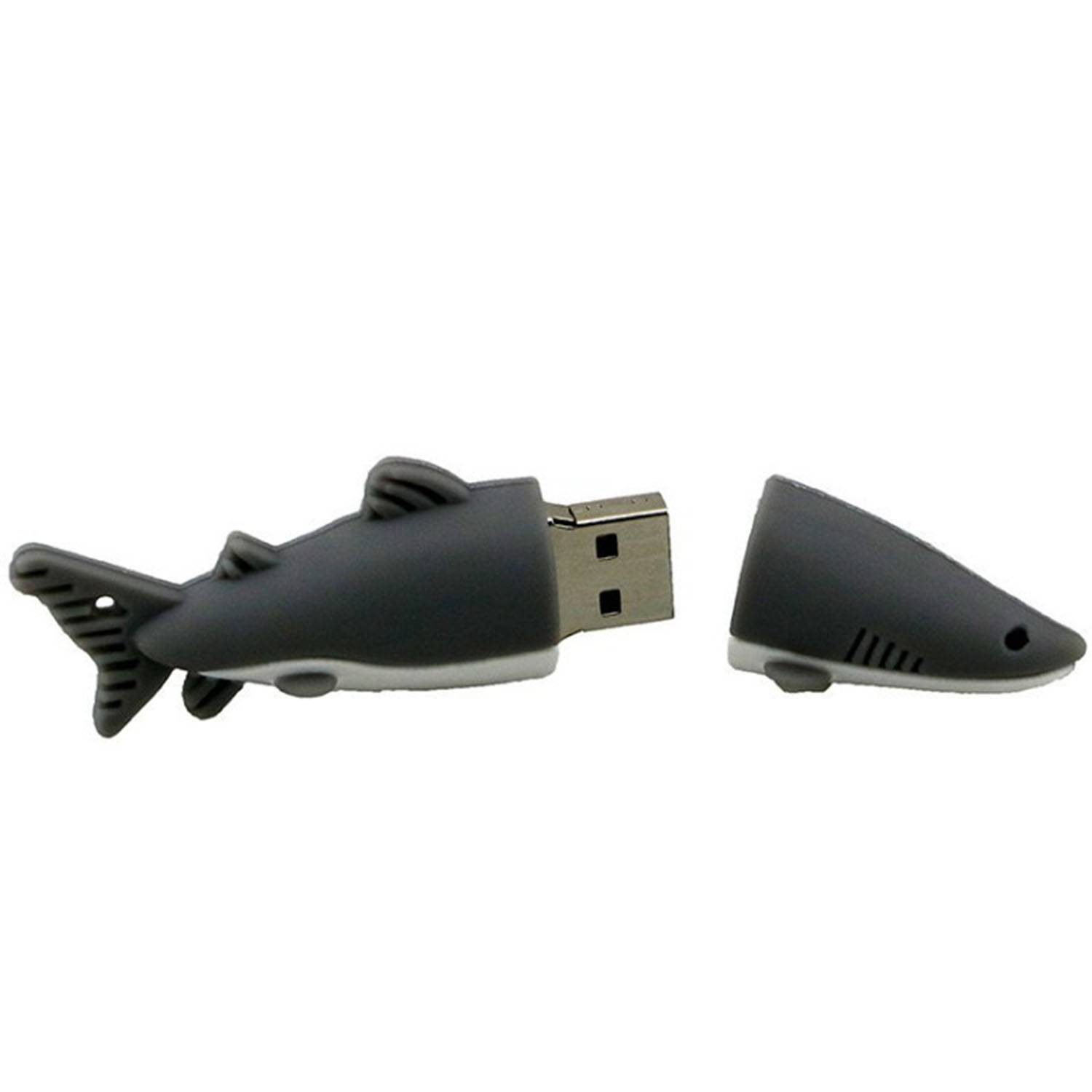 Cartoon Shark PVC USB 64GB 4
