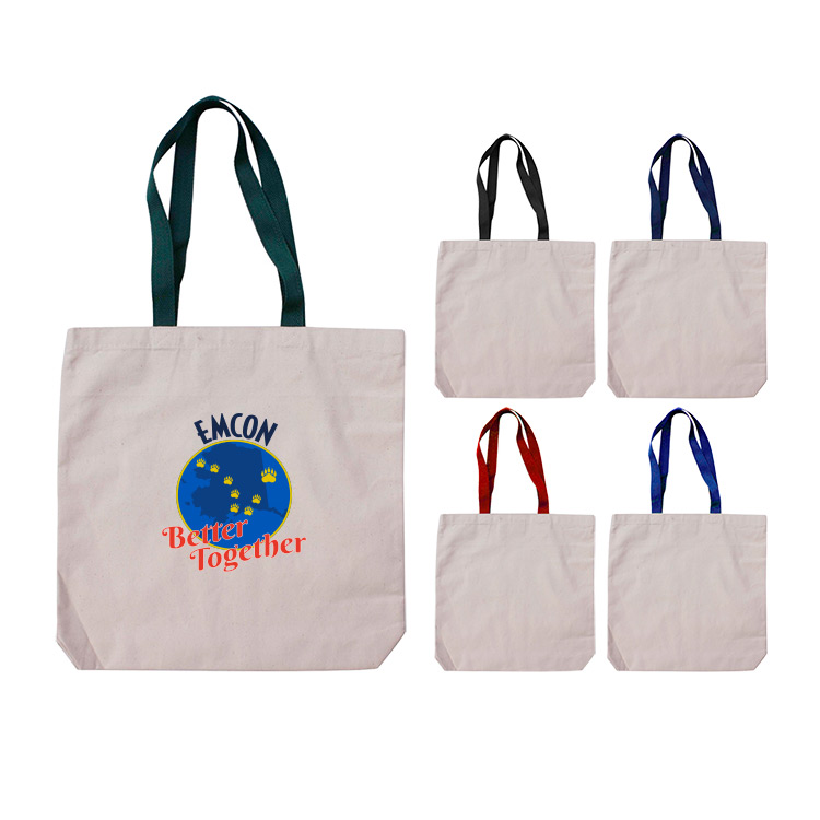 100% 10 oz. Recycled Cotton Canvas Tote Bag 3