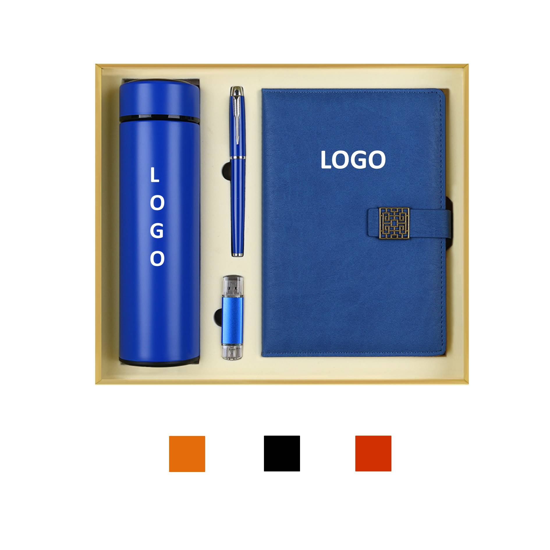 Tumbler And Journal Pen With Usb Drive Business Set Gift Box 1