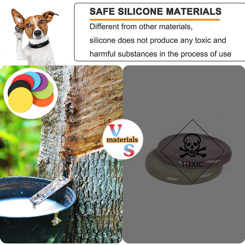 Silicone Push Pop Stress Reliever Flying Discs 4