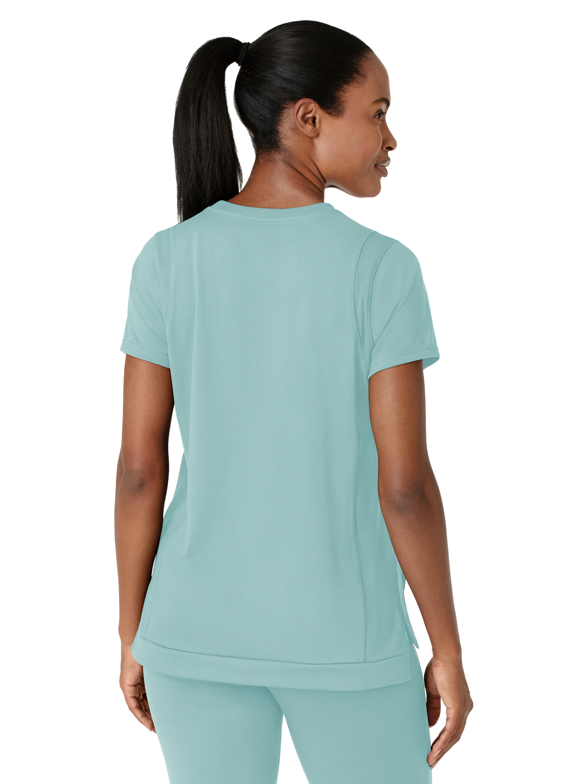 Wink - Renew Knit - Women's Two-Pocket Flex-n-Reach Crew Neck Top 36