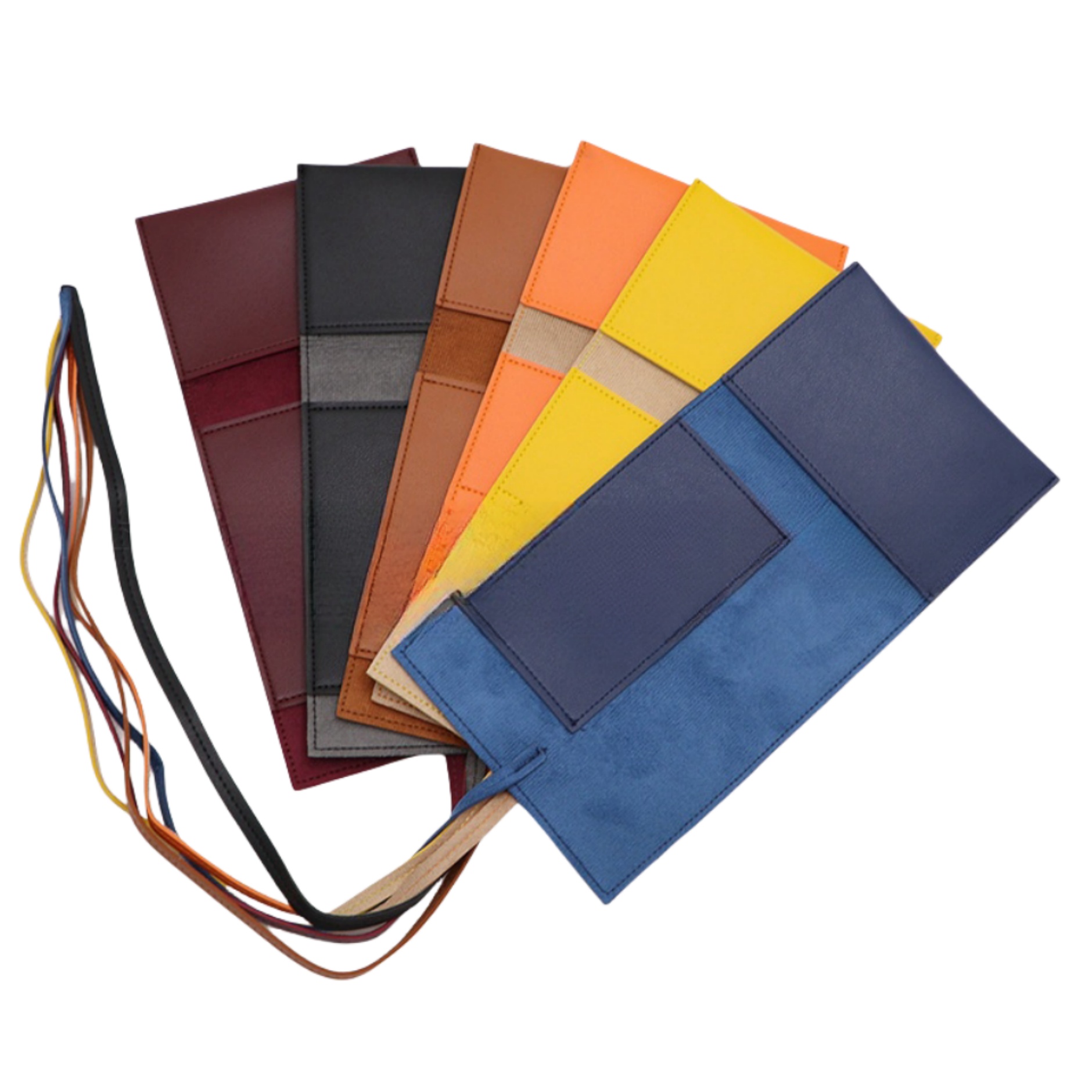 PU Leather Organizer Cable Roll Bag 9