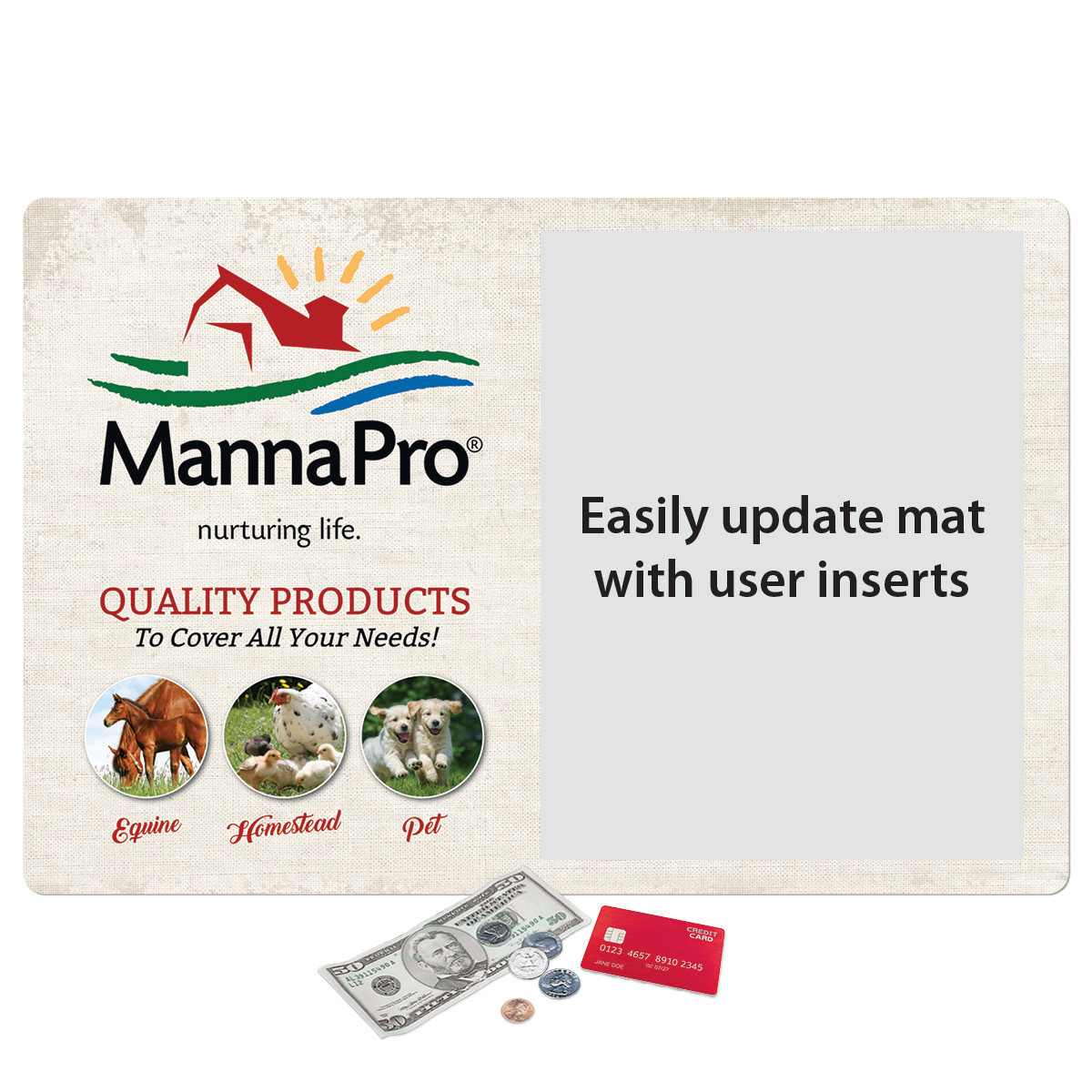 Frame-It Flex Peel&Place Ultra Thin Window Counter Mat-12"x18"x.015"