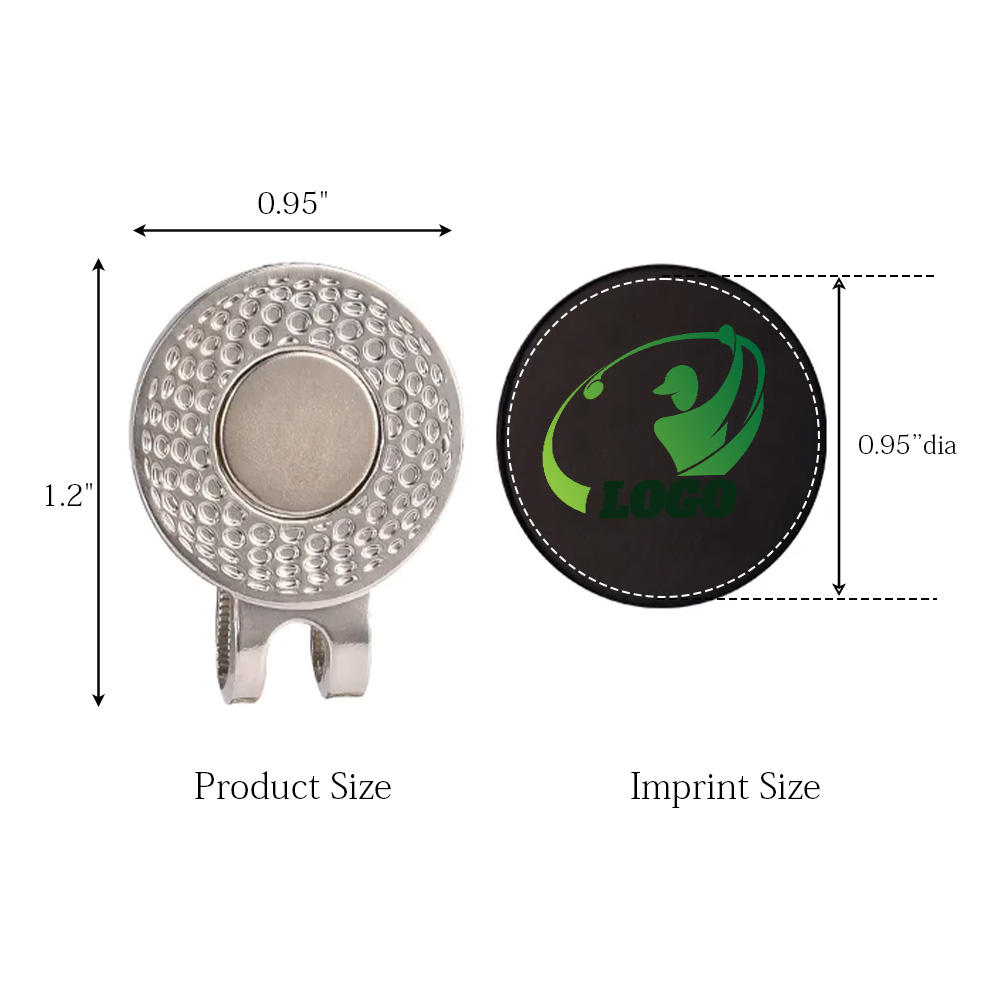 Printed Golf Hat Clips 10