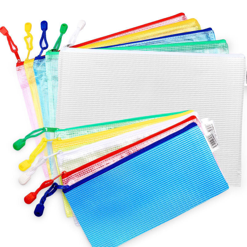 Waterproof Zipper Bags Document Multipurpose Travel Bags for Office, School 6