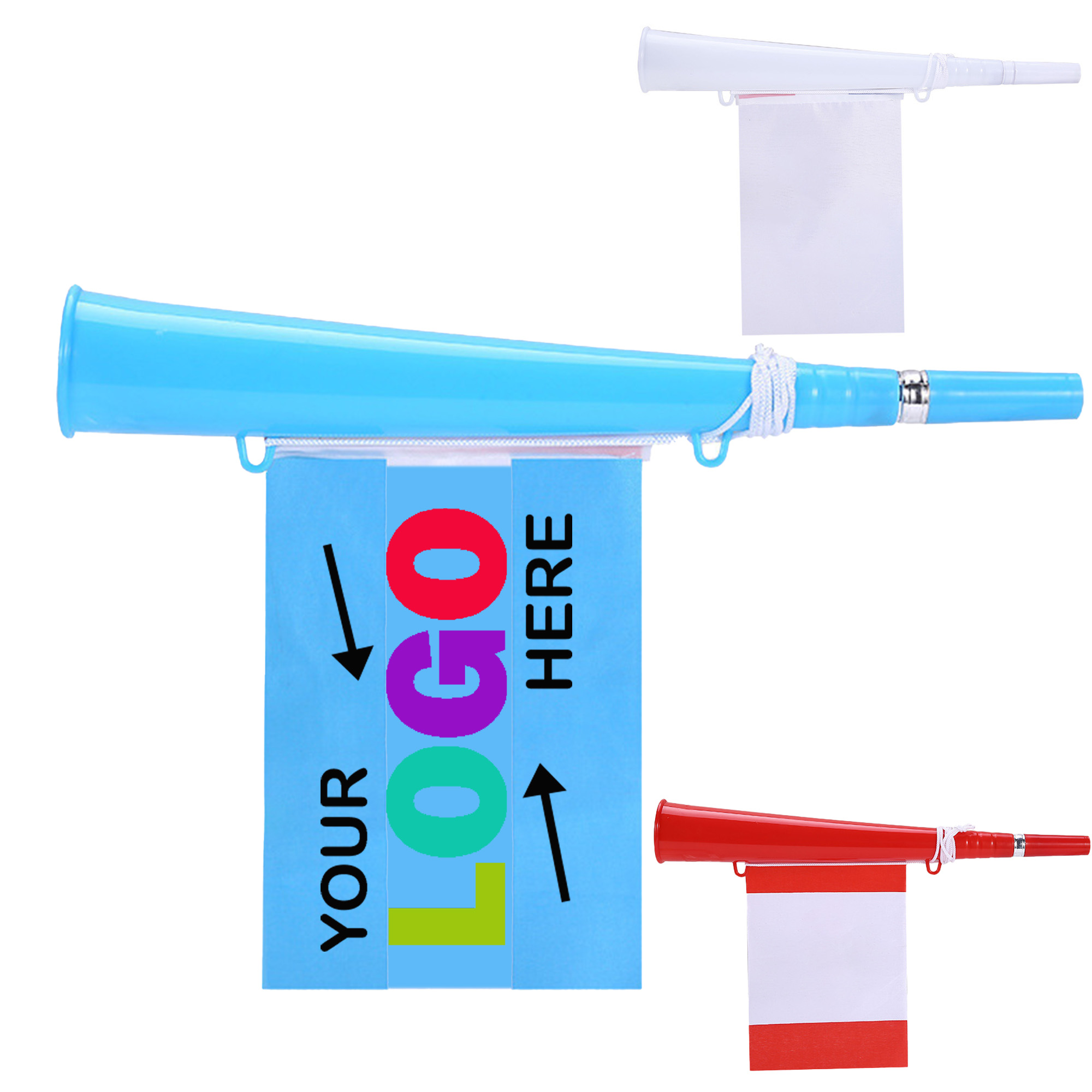 MOQ 50 Cheerleading Flag and Horn 2