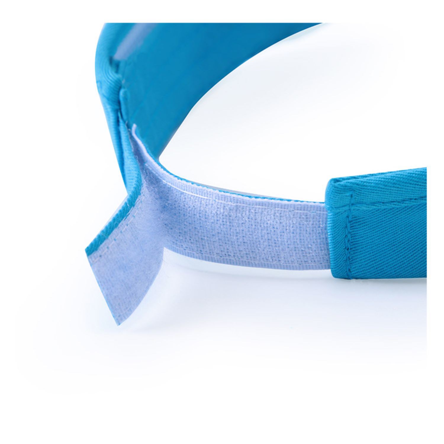 Sandwich Bill Curved Sun Visors w/ Adjustable Hook & Loop 4