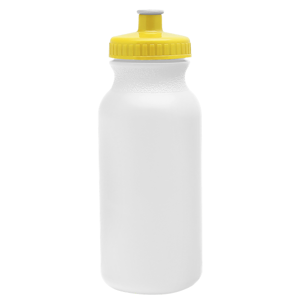 Circuit 20oz Bike Bottle - White w/Push-Pull Lid 26