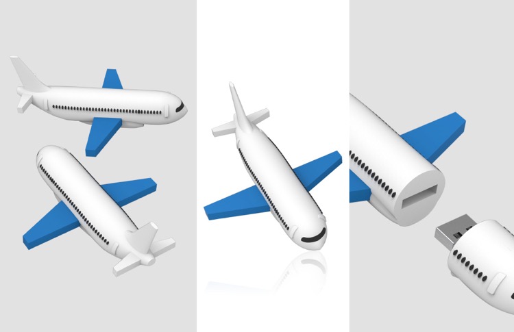 Passenger Plane USB-2GB 4