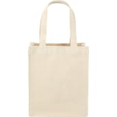 Mini 10oz Cotton Gift Tote, custom tote bag with logo imprint 3
