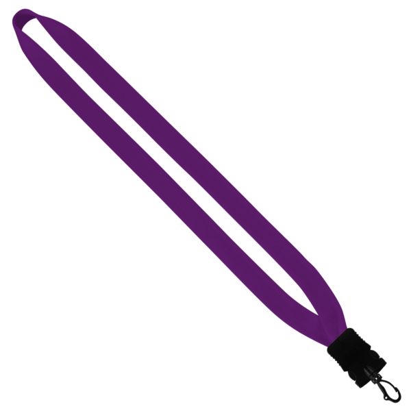 3/4" Cotton Lanyard with Plastic Snap-Buckle Release & Swivel Hook 28