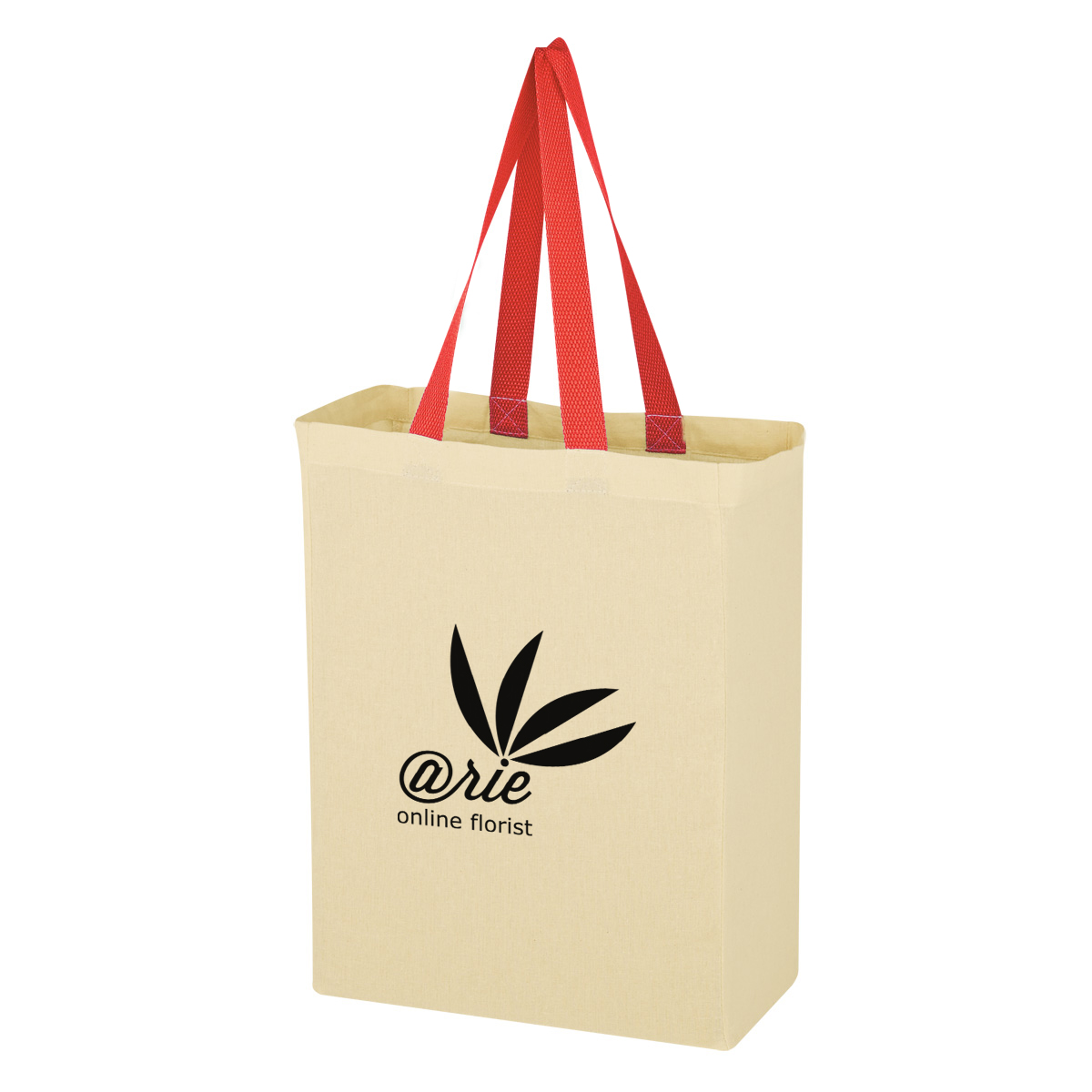 Natural Cotton Canvas Grocery Tote Bag, custom tote bag with logo imprint 3