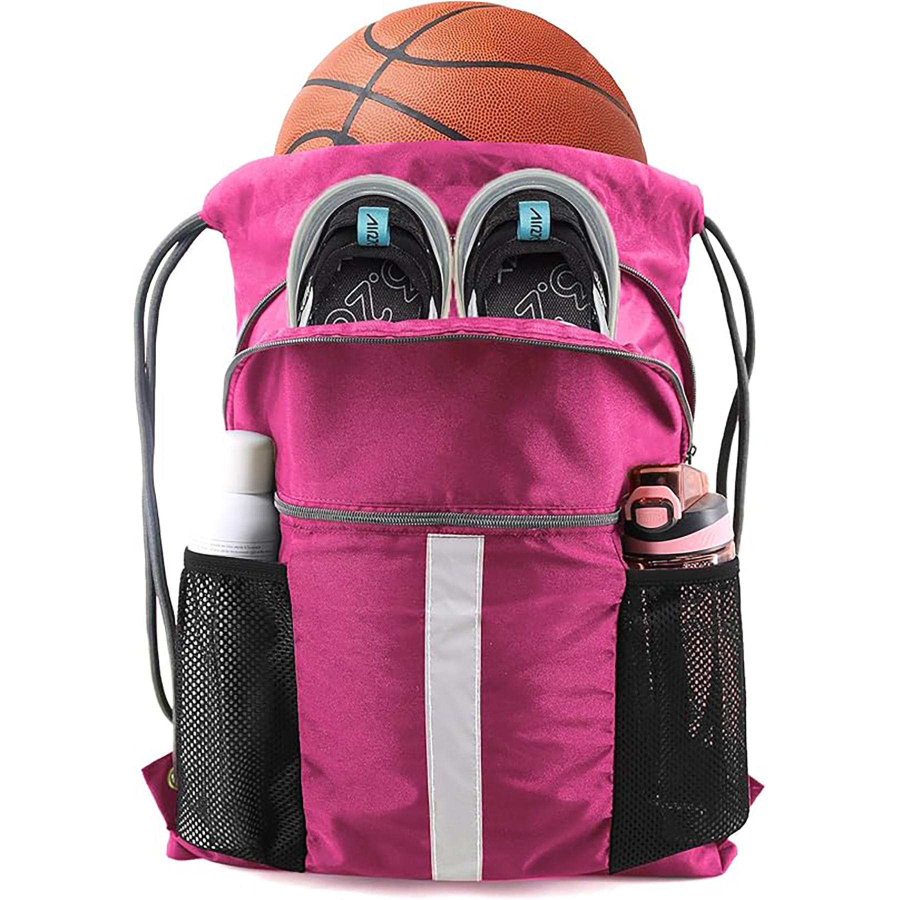 Drawstring Backpack with Shoe Compartment 12