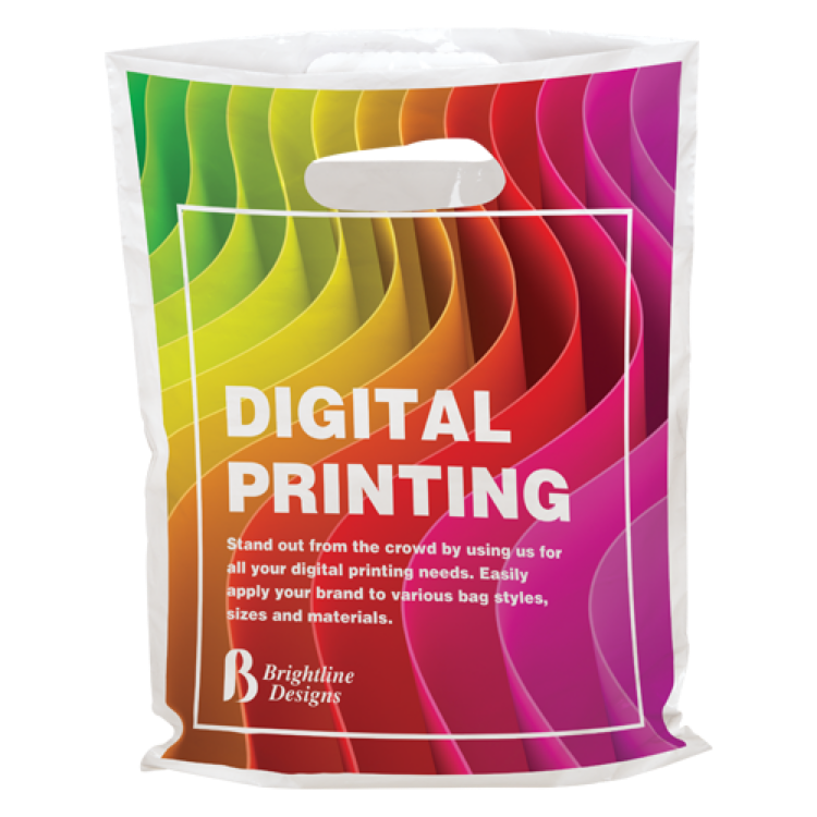 Digital Full Color 1-Sided Plastic Bag (7.5" x 9")