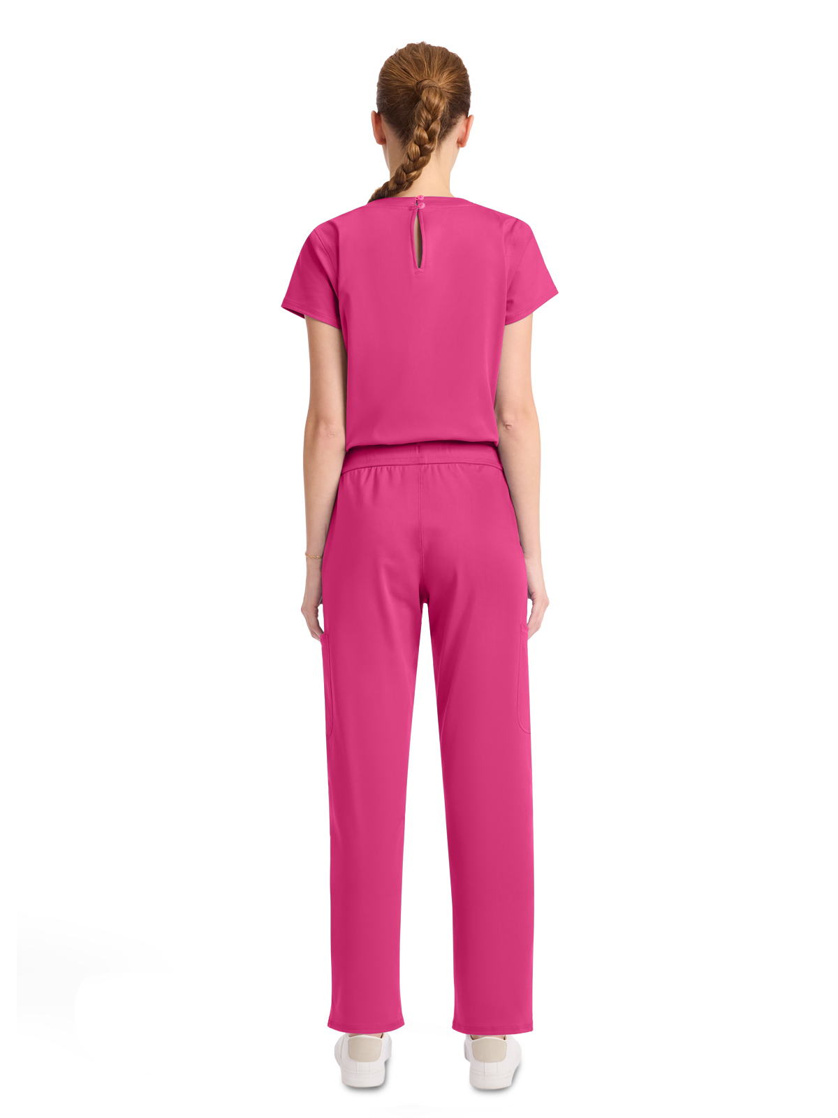 Med Couture - MC AMP KNIT - Women's 5-Pocket V-Neck Jumpsuit 13