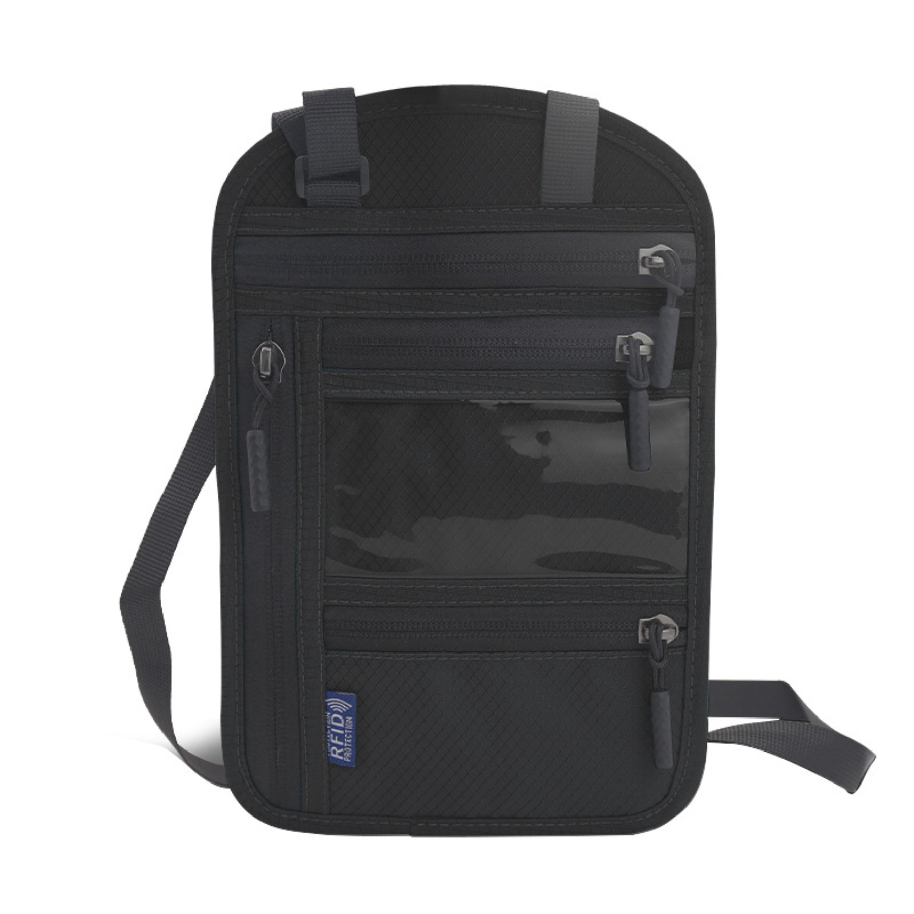 Neck Pouch Passport Holder w/RFID 4