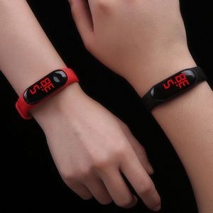 Elegant Electronic Watch With Digital Display Adjustable Band 12