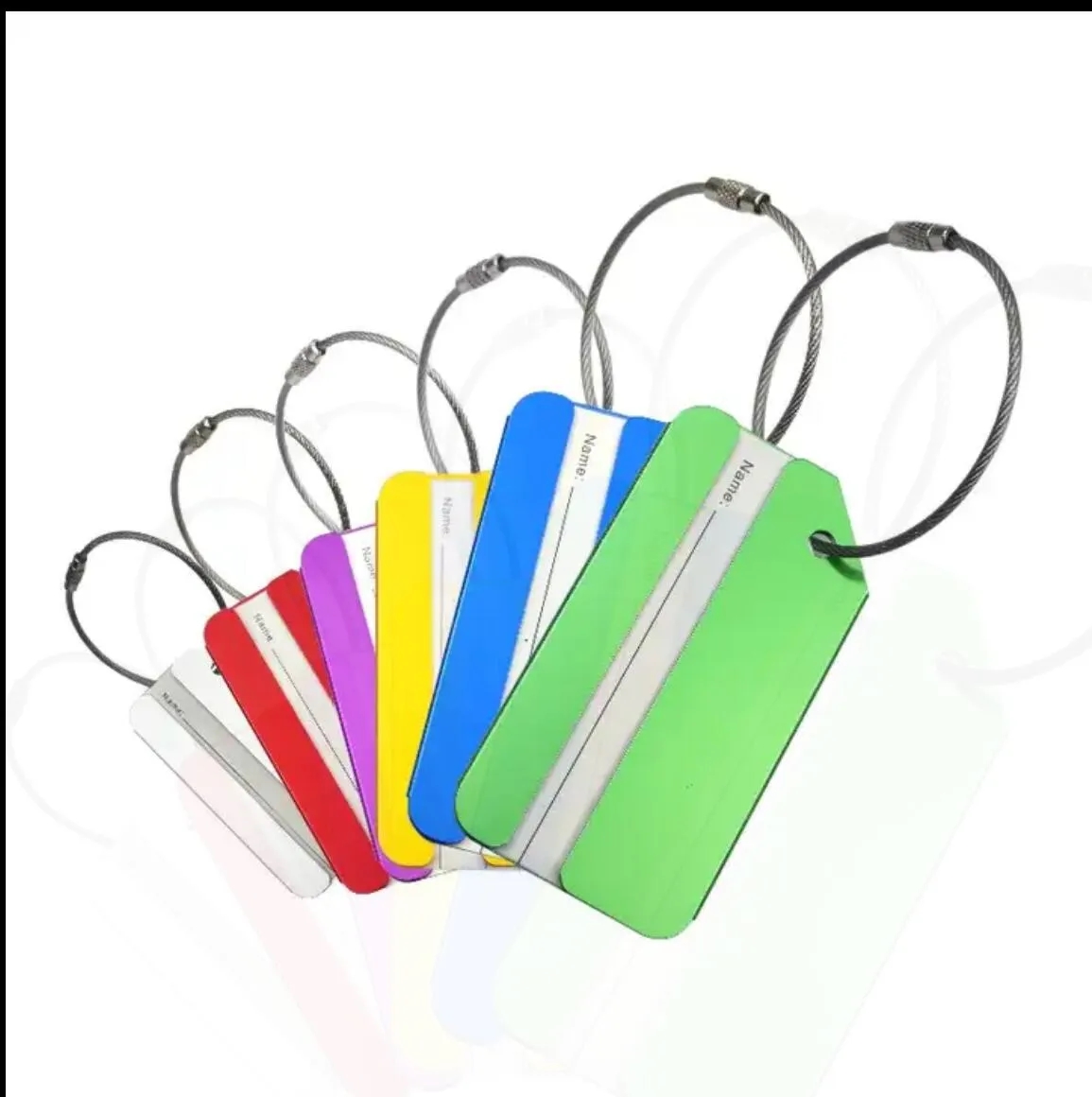 Auminum alloy luggage tags 3