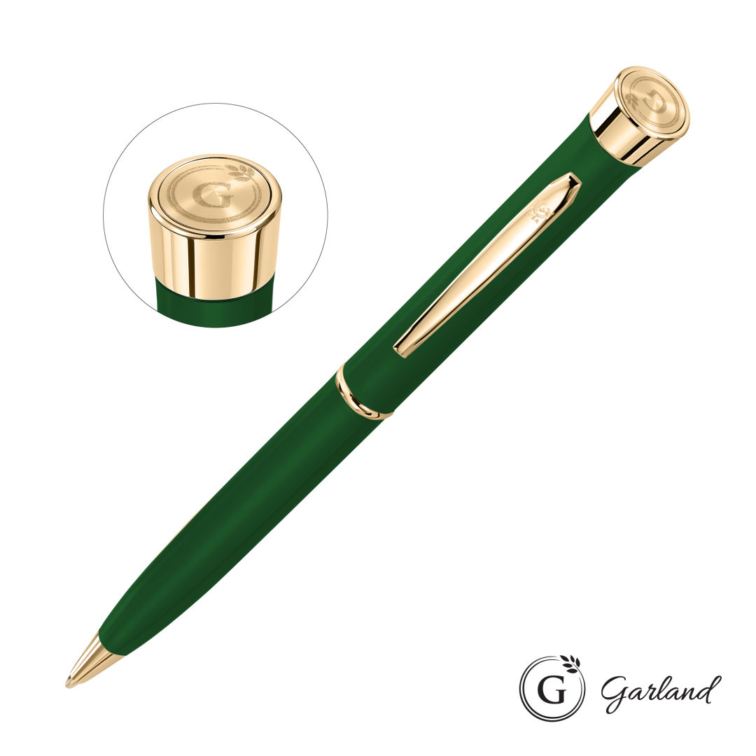 Garland® Color Matte Emblem Twist Ballpoint Pen - Gold 5