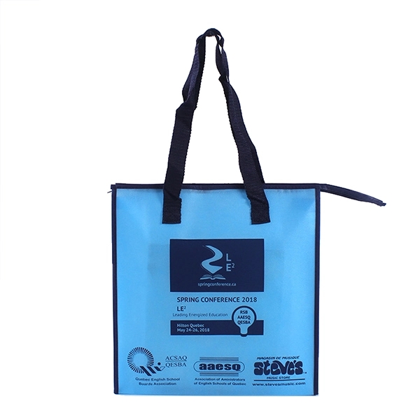 80g Non-woven shopper bag with zipper 3