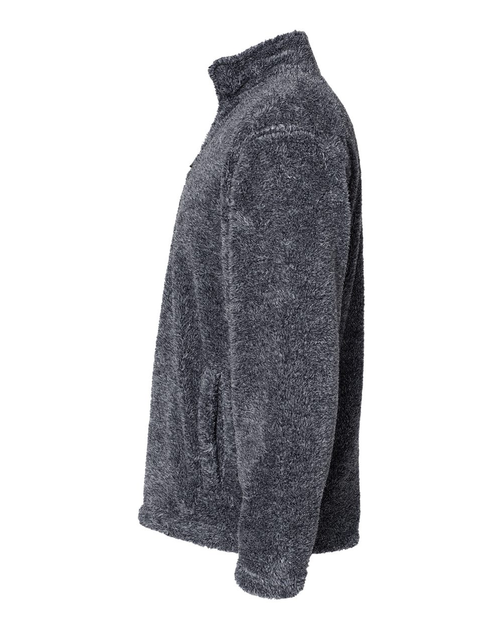 Unisex Boundary Shag Frosty Sherpa Quarter-Zip Pullover - 8464 13