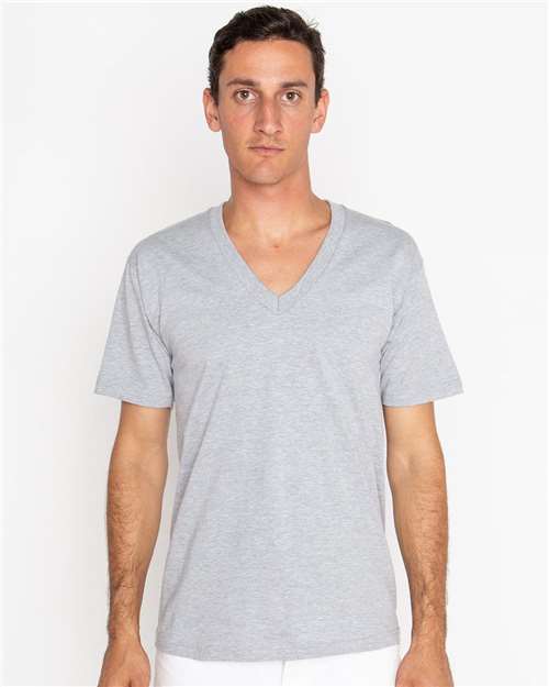 Unisex USA-Made Fine Jersey V-Neck T-Shirt - 24056 12