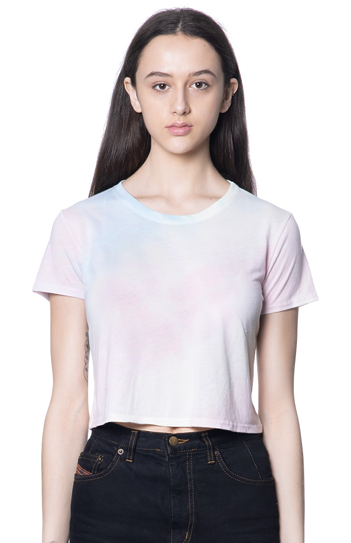 Weekend Watercolor Tie Dye Boxy Crop 5