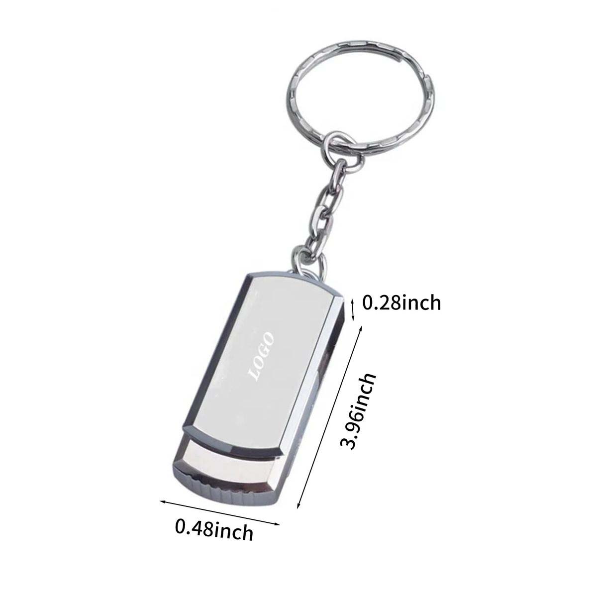 Compact 4GB USB Memory Stick with Metal Design 5