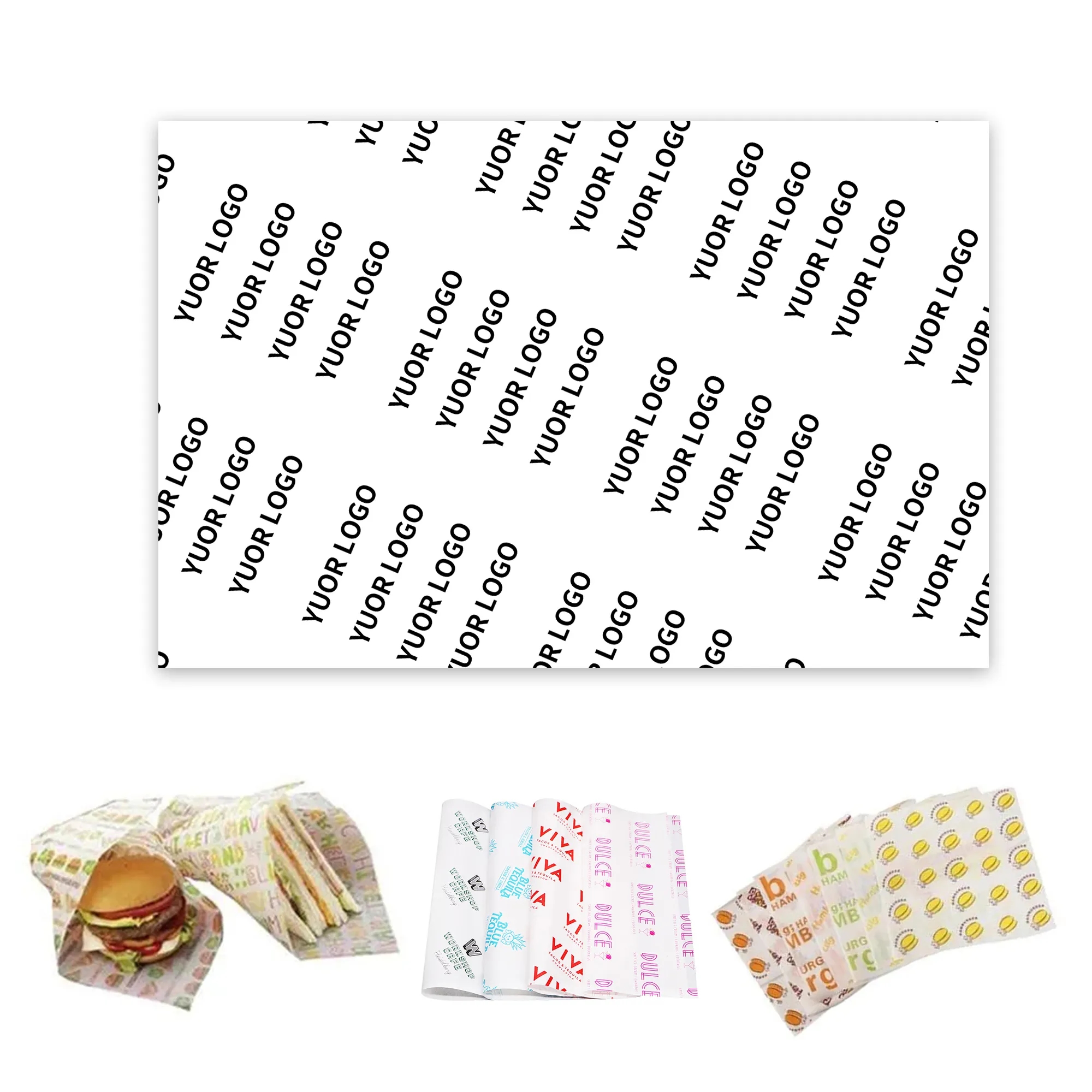 Greaseproof Hamburger Paper 12x12 6