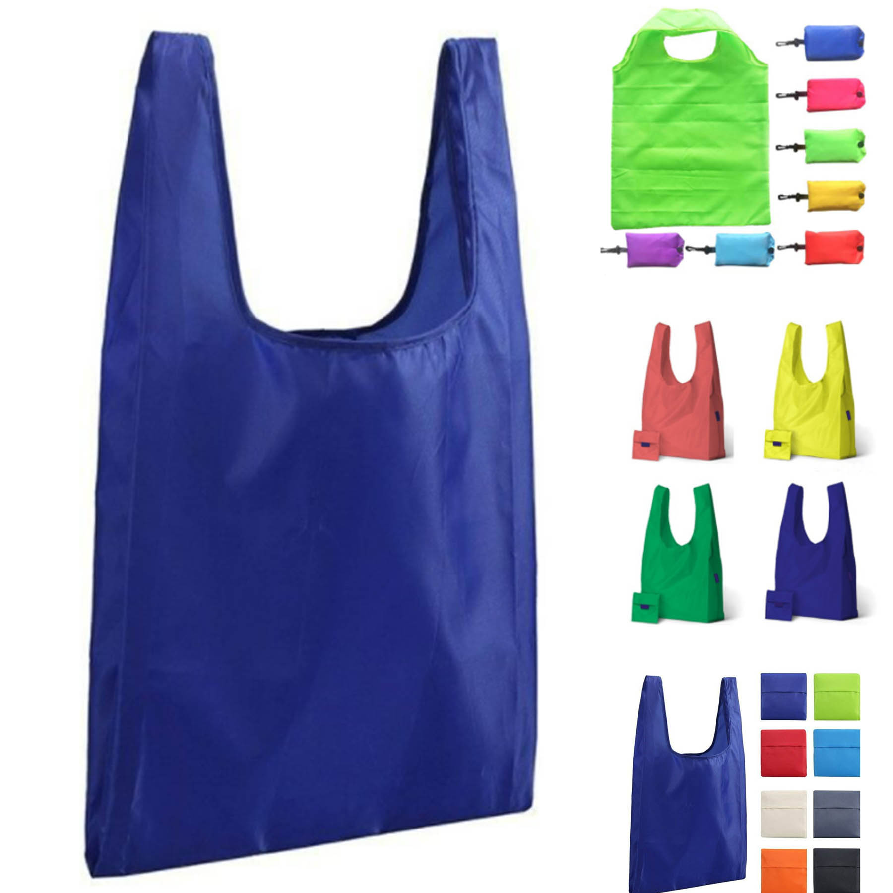 Foldable Grocery Shopping Tote with Pouch 2