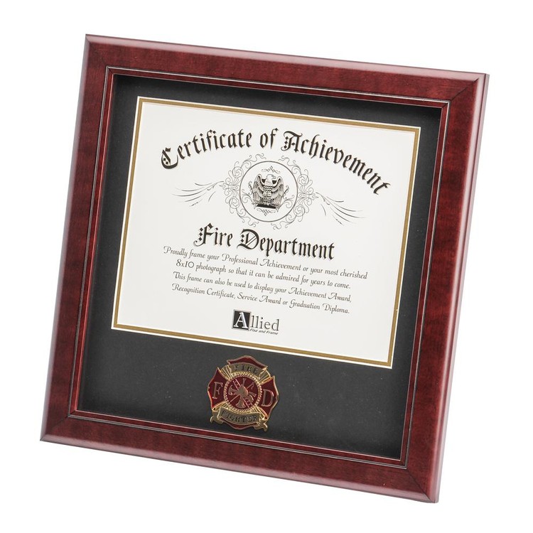 Firefighter Medallion 8-Inch by 10-Inch Certificate Frame 1