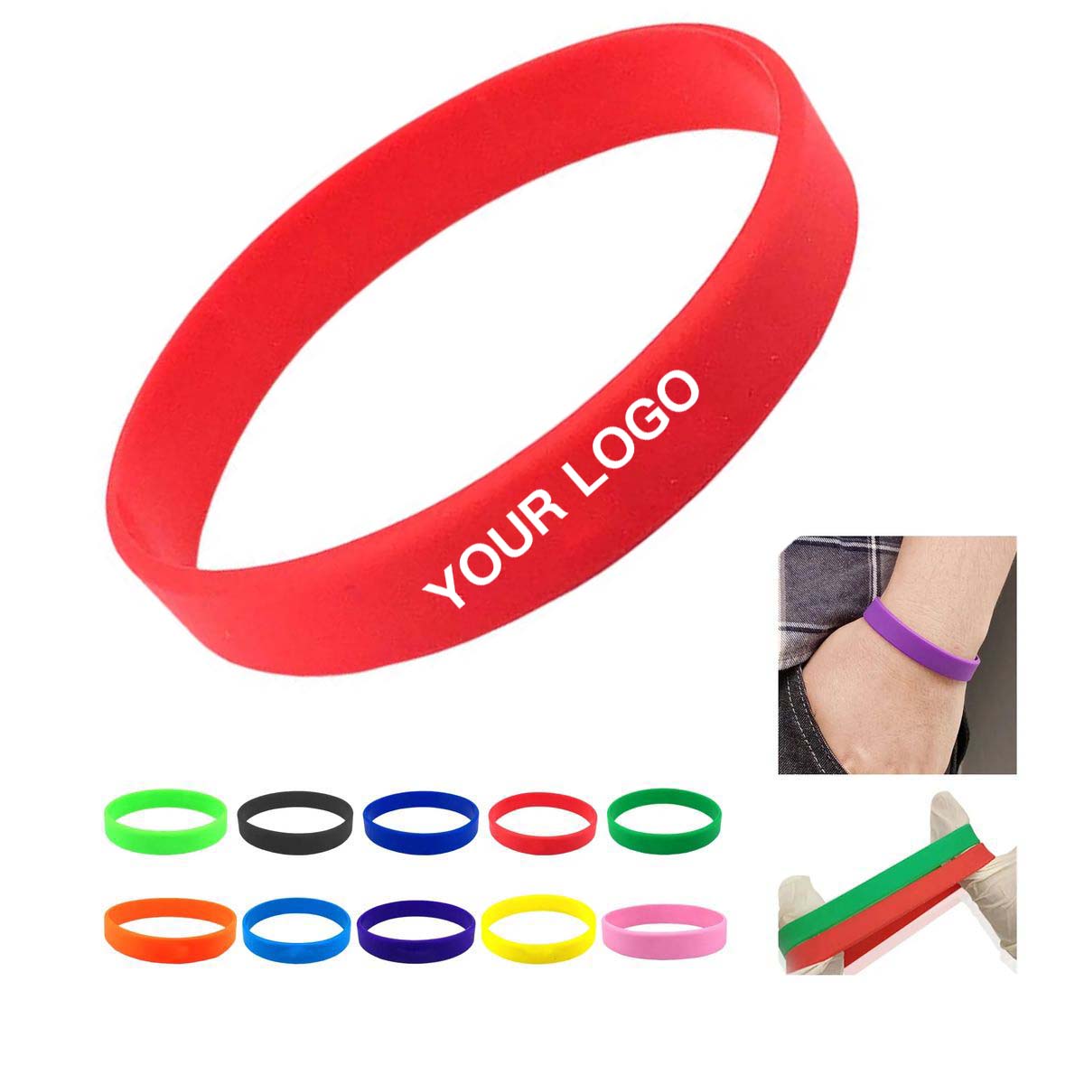 Silicone Wristband Soft Flexible for Promotions 4