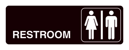 Unisex Restroom Sign