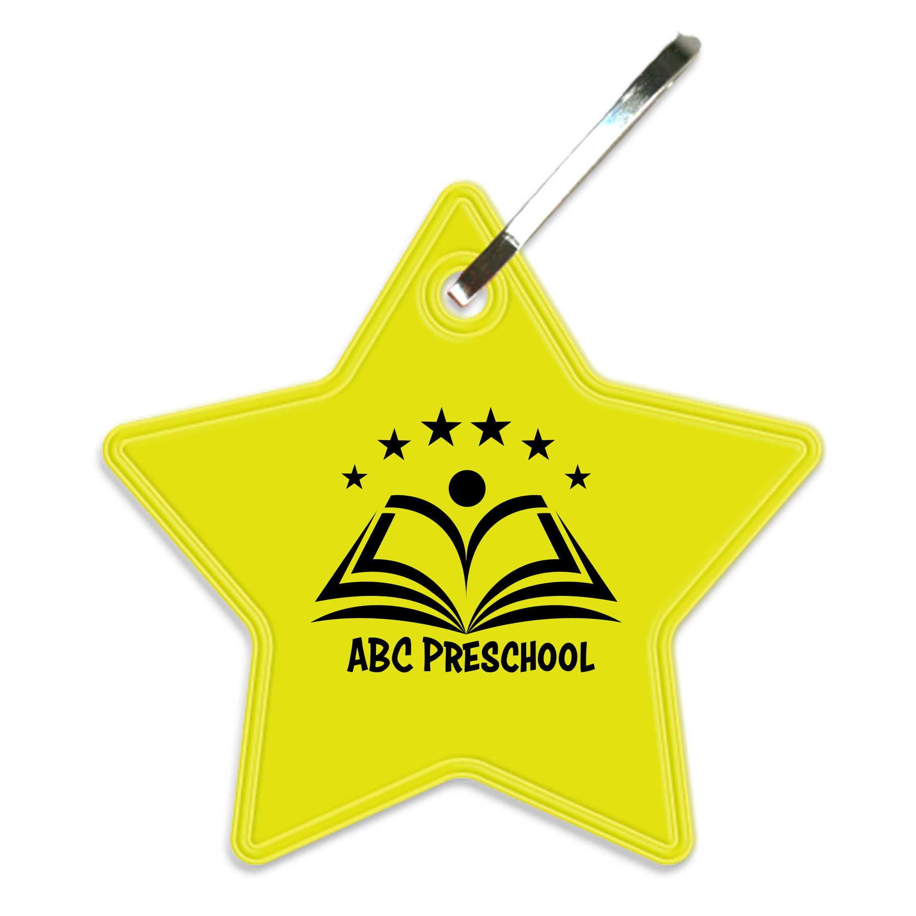 Star Reflective Zipper Pull 8