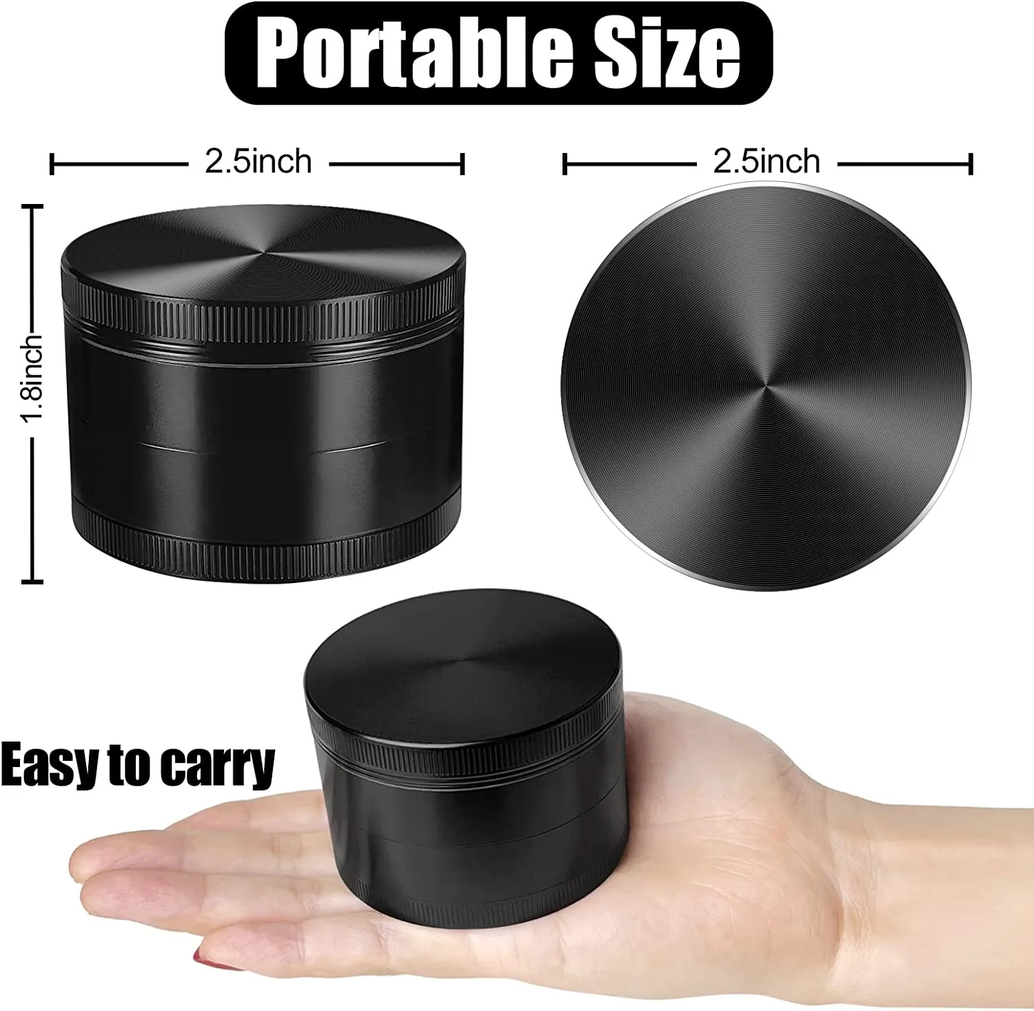 4 Layers Grinder 2.5 Inch 2